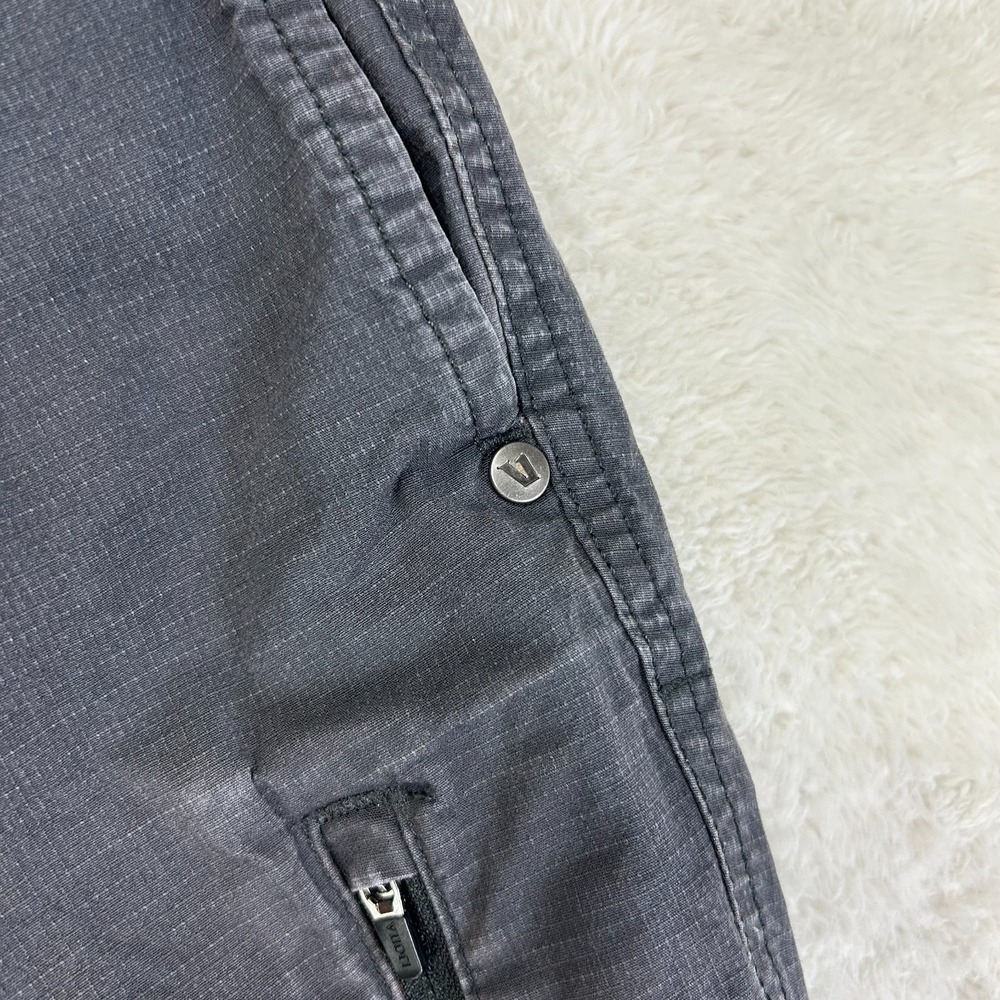 Vuori Ripstop Climber Pants Mens Size M Black Tapered Fit Drawstring "Read" - Picture 7 of 16